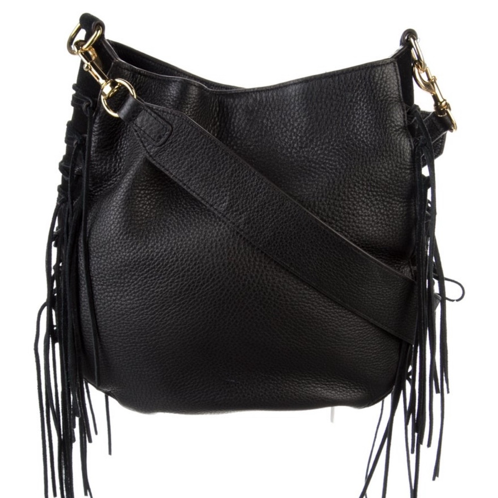 Rebecca Minkoff Black Fringe Shoulder Bag